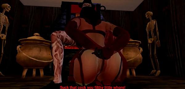  Sims 4 - A Nightmare on Elm Street Freddy makes Sasha Grey his bitch